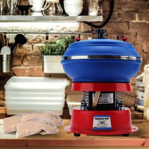 3kg kapasiteli Pu kauçuk varil titreşimli parlatıcı titreşimli parlatma makinesi Metal parlatma makinesi takı için taş kaya - Product Image 6