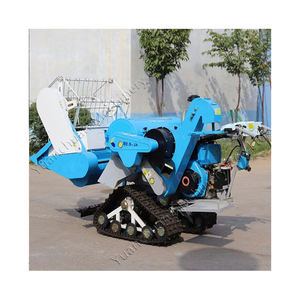 以履带式水稻和小麦收割机小地块水稻和旱稻联合收割机 - Product Image 4