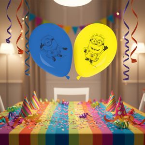Party Love Minion Latex <b>Balloons</b> 27Cm <b>Round</b> Birthday Party Decorations For Kids - Product Image 2