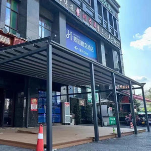 Pérgola Retráctil de Aluminio para Exteriores, Toldo para Balcón, Patio, Garaje, Jardín, Restaurante, <span class=keywords><strong>Terraza</strong></span>, Apertura y Cierre Eléctrico - Product Image 3