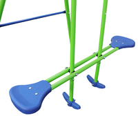 Balançoire d'extérieur Dream à deux sièges en pneus plastiques, équipement de jeu en acier pour jardin, maison, école, maternelle