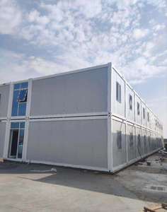 Ignífugo impermeable paquete plano prefabricado Pequeño contenedor extraíble casa bajo costo seguro aislamiento de vida fácil montaje - Product Image 4