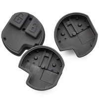 Clé de voiture télécommandée à 2 boutons avec coussinet en caoutchouc de silicone