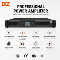 Amplificateur de puissance numérique professionnel OEM de classe D haute puissance 2 canaux 2500W avec PFC à large plage de tension pour enceinte Line Array