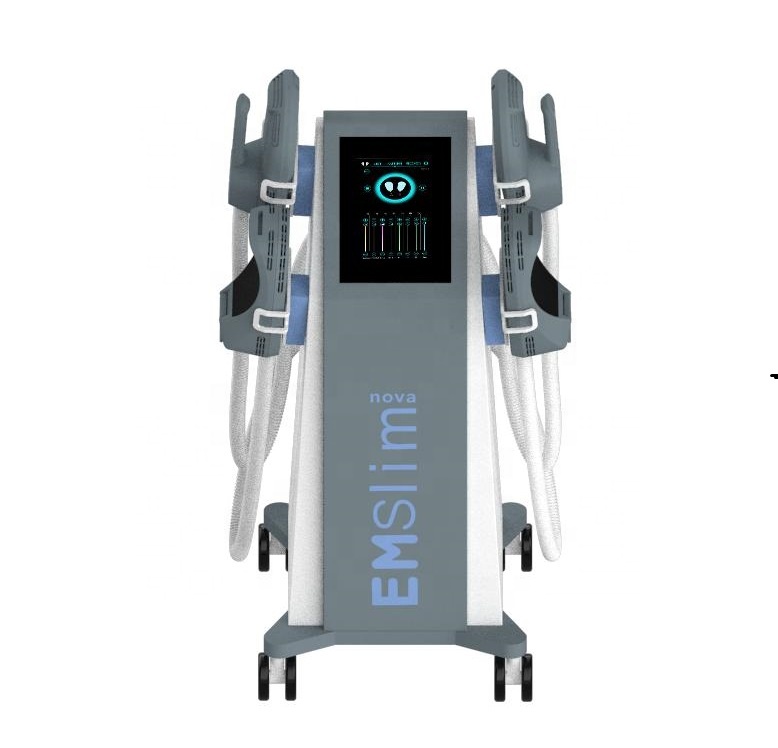 Emslim nova muscle training fat removal skin tightening with tesla hiemt ems rf heating energy 2 in 1