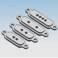 Connecteur magnétique à 3 broches personnalisé, câble USB de Type C Pogo à aimant puissant à ressort à 3 broches