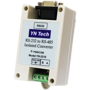 Convertidor Industrial Aislado RS232 a RS485 YN2216 |   Alimentación activa de 9-24 V, protección contra sobretensiones y rayos YN2216 RS485 W846 - Product Image 2