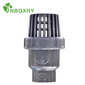 Vanne de pied en <span class=keywords><strong>PVC</strong></span> noir pour système de pompe à eau Conception de contrôle plat Utilisation basse pression - Product Image 5