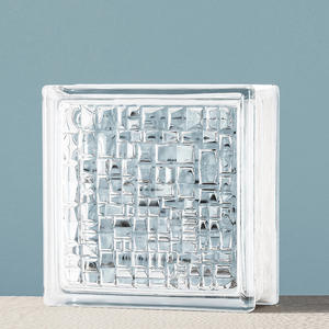 Partición <span class=keywords><strong>de</strong></span> pared <span class=keywords><strong>de</strong></span> ladrillo <span class=keywords><strong>de</strong></span> cristal transparente Rectangular sólido para baño columna exterior barata dormitorio decorativo cocina Hotel - Product Image 5