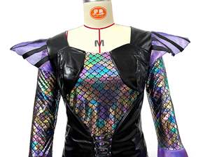 Costume de <span class=keywords><strong>sirène</strong></span> sombre d'Halloween 2026, maquillage de bal, cosplay de femme, robe longue de <span class=keywords><strong>sirène</strong></span>, tenue de performance, costume de jeu d'anime - Product Image 5