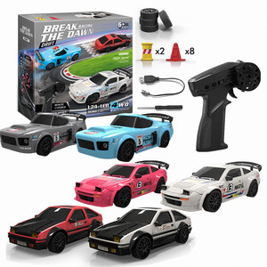 4WD 1:24 RC drift xe thiết kế sáng tạo với màu sắc đầy màu sắc 2.4G tốc độ cao điều khiển từ xa xe cho trẻ em quà tặng giáng sinh đồ chơi - Product Image 1