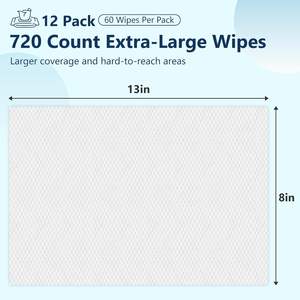 Vente en gros de lingettes écologiques pour le corps pour adultes épaissies avec de l'essence d'aloès sans odeur et biodégradables - Product Image 3