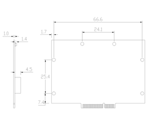 WLE1200V2-22 QCA9980 Compex Băng Tần Đơn 2.4GHz 802.11ac Wave2 4X4 Mini PCIe WiFi <span class=keywords><strong>Module</strong></span> - Product Image 4