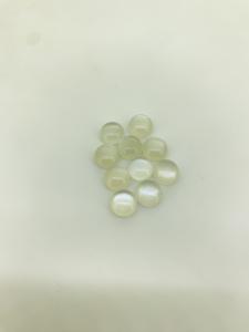 มูนสโตนสีขาวธรรมชาติ 8 มม. ขัดเงาแบบคาโบชอง เจียระไนคุณภาพ AAA รับรองโดยผู้ตรวจสอบอิสระ สำหรับทำเครื่องประดับเงินและทอง ขายส่ง - Product Image 4