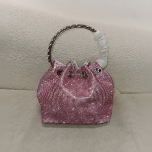 Bolso de Mano de Lujo en Cuero, Formato Mini Personalizado para Mujer, con Asa Metálica y Cierre Plegable, Ideal como Regalo - Product Image 1