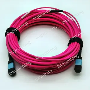 Equipamento de fibra óptica MTP de alta velocidade com 8/12/24 núcleos para MTP OM3 OM4 OM5 SM MPO cabo de remendo com velocidade de transmissão rápida