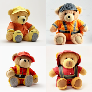 Oso de Peluche Marrón OEM ODM Hecho a Mano, Peluche Súper Suave, Logotipo Personalizado, Juguete Educativo Colgante para Bebés, Fabricante de Peluches - Product Image 5