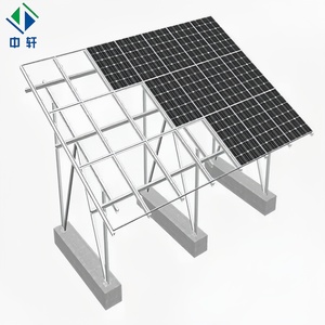 Hợp kim nhôm bảng điều khiển năng lượng mặt trời mặt đất gắn hệ thống ngoài trời quang điện trang trại kệ với khung để sử dụng - Product Image 3