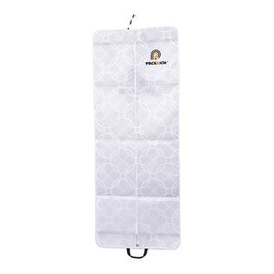 Housse de vêtement rouge personnalisée en tissu, avec fermetures éclair, pliable et protectrice, pour le rangement à domicile - Product Image 1