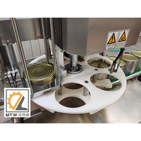 Machine de scellage automatique de boîtes de conserve MTW avec écran tactile PLC