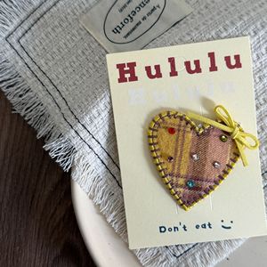 Vải Trâm Hình Trái Tim Cổ Điển Thêu Tóc <span class=keywords><strong>Clip</strong></span> Cho Phụ Nữ Handmade Trâm BB Tóc <span class=keywords><strong>Clip</strong></span> Cho Cô Gái - Product Image 6