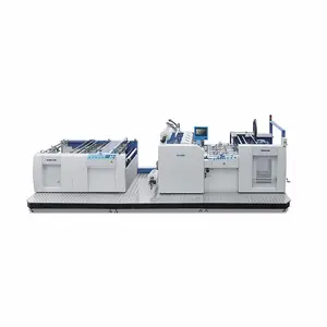 Laminasyon yüksek hızlı otomatik istifleyici tam otomatik çift taraflı laminasyon makinesi ve levhalar kağıt PET BOPP PVC