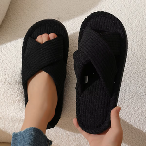 New Product Women's High Explosion <b>Slipper</b> EVA Outsole <b>Foam</b> Cushioning Slides for <b>Slippers</b> for Home Bedroom Autumn - Product Image 2
