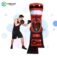Machine de divertissement commerciale multi-jeux à monnayeur, combinant boxe et football, à haute rentabilité