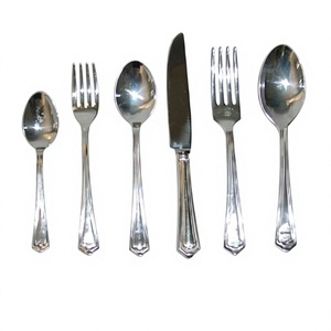 Ensemble de couverts en laiton argenté - Product Image 1