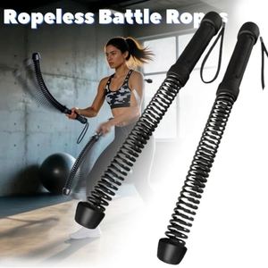 2pcs Cordless Battle Rope Multifunctional Power Training System Arm Strength Home Gym Equipment for Full Body Workout Unisex - Product Image 2