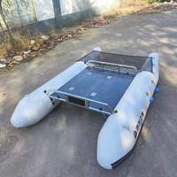 Bateau pneumatique à ponton en PVC pour une personne, bateau de sport, dérive, pêche, leurre, catamaran, mini yacht