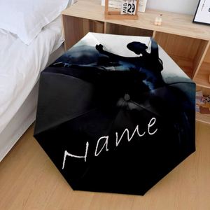 1 Parapluie Pliant Personnalisé avec Nom de Danseuse, Sans Minimum de Commande, Cadeau de Danse Personnalisé, Impression UV, Commande Unique, Ombrello Personnalisato - Product Image 3