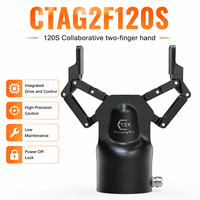 Pince collaborative CTAG2F120S à course de 120 mm pour le chargement, le déchargement et la manutention des matériaux sur machine CNC