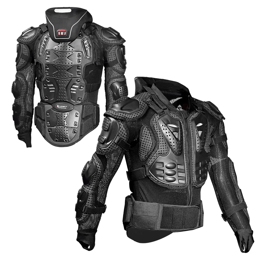 Ghost Racing CUCYMA Factory Price Motorcycle Motocross Protective Clothing Body Neck Armor Protector With Camail Gear Clothing