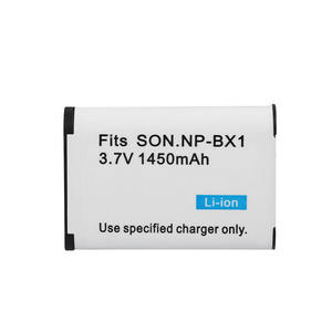 ชุดแบตเตอรี่ NP-BX1ดิจิตอล1450mAh 3.7V ชาร์จได้สำหรับ M2 <span class=keywords><strong>Sony</strong></span> DSC-RX100 HX300 HX400 HX50 AS15 CX2400E GWP88E - Product Image 3