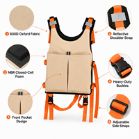 Gilet de sauvetage professionnel 150N pour rafting en eaux vives, en Oxford 600D avec mousse NBR, PFD commercial pour kayak et sauvetage aquatique