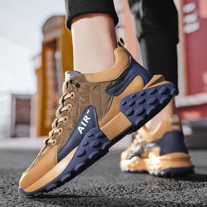 2026 Wholesale New <b>Style</b> Breathable Mesh Slip-On Fashion Low Top Thick Bottom Sneakers Men Running Spring Winter - Product Image 4