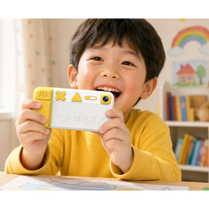 Caméra IA ultralégère format paume 5MP avec reconnaissance intelligente et interaction, jouet compatible 4G pour la découverte en extérieur des enfants - Product Image 4
