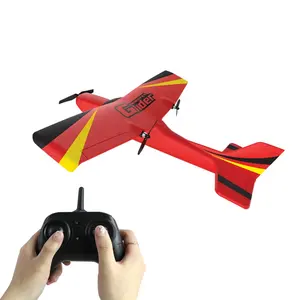 Avião rc avião de deslizamento de espuma, brinquedo 2ch com modelo de controle remoto, 2.4g