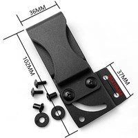 Accessoire de chasse DIY : Attache de ceinture en plastique et pince dorsale pour la fabrication de pochettes personnalisées et l'assemblage artisanal