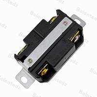 NEMA-Conector industrial con cable de 30A para EE. UU., conector tripolar de América, macho, hembra, enchufe bloqueado antiholgado
