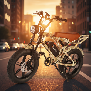 Bicicleta Eléctrica de 72v con Doble Freno de Disco, Suspensión Completa, Fatbike V20, Bicicleta de Montaña con Llantas Gruesas, Venta al por Mayor, 48V 750W 15ah - Product Image 1