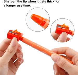 Bâtons surligneurs pastel rotatifs solides 12 couleurs solubles dans l'eau grande capacité pour enfants - Product Image 5