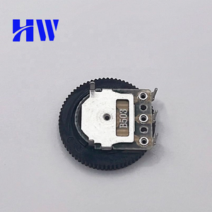 Potenciómetro de esfera de engranaje Horizontal de un solo pin de tamaño múltiple, Horizontal potenciómetro de esfera de engranaje, 50K, 10K, 1K, 20K, 2K, 5K, 100K - Product Image 2