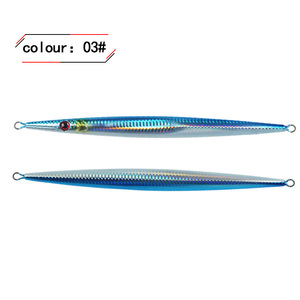 Señuelo de pesca de 200g de aleación de plomo, de hundimiento rápido y oscilación lenta, señuelo metálico para atún, pesca en barco en el océano, señuelo de jigging en aguas profundas. - Product Image 3