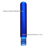 Verschiedene blaue Flaschenrohlinge für Wasserkrüge, 5-Gallonen-Flaschenrohlinge, 750g, mit Press-Fit-Gewindehals und Stützring, im Karton