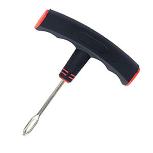 Kit de reparación de neumáticos Wantu de 19 piezas con mango curvo para coches, motocicletas, vehículos eléctricos, herramienta de reparación de pinchazos de emergencia - Product Image 1