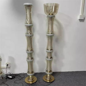 デザイナーズリビングルーム装飾フロアランプ寝室書斎デスクランプポストモダンダイニングルームバーアートガラスフロアランプ - Product Image 2