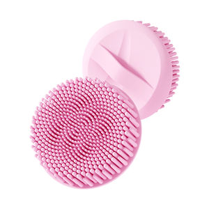 Carino in <span class=keywords><strong>Silicone</strong></span> morbido spazzola per il corpo bagno doccia esfoliante per la pelle adatta per il bagno di bambino Shampoo per massaggio facciale spazzola forniture - Product Image 1