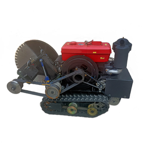Cralwer Road Cutting <b>Machine</b> 350mm Blade Gasoline Road Cutter <b>Walk</b> Behind Concrete Pavement Crawler Pavement Cutting <b>Machine</b> - Product Image 2